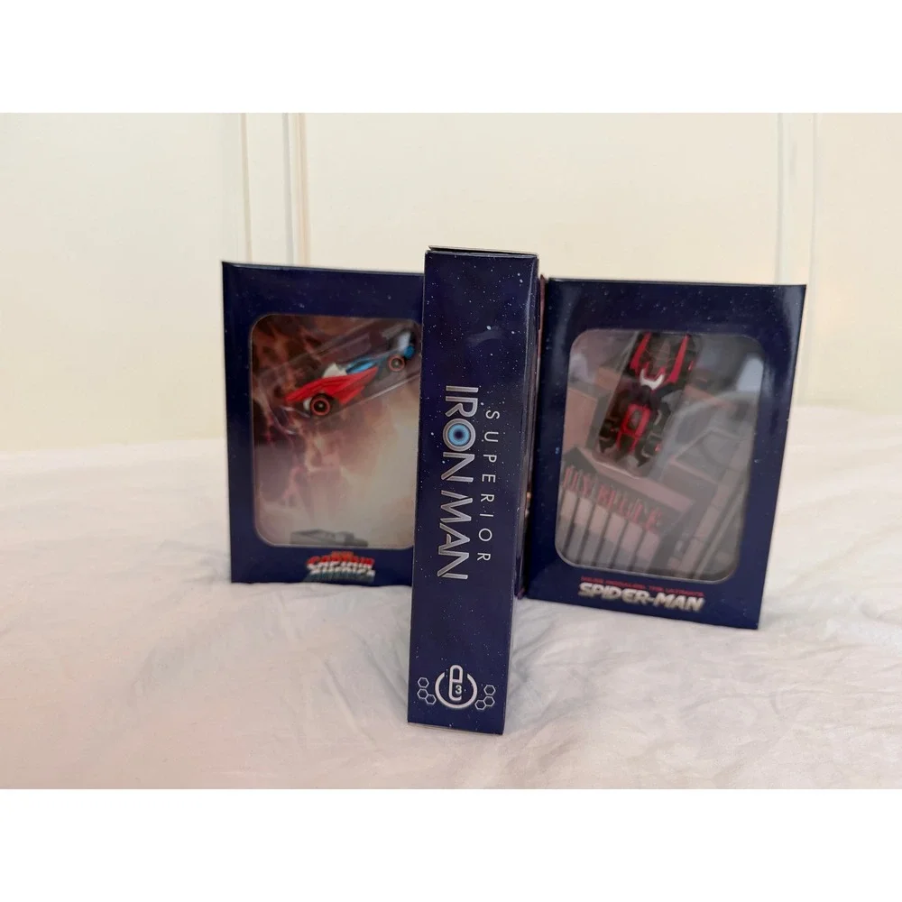 Hot Wheels Marvel Secret Wars 3-Pack Spider-Man Iron Man Captain America Cars